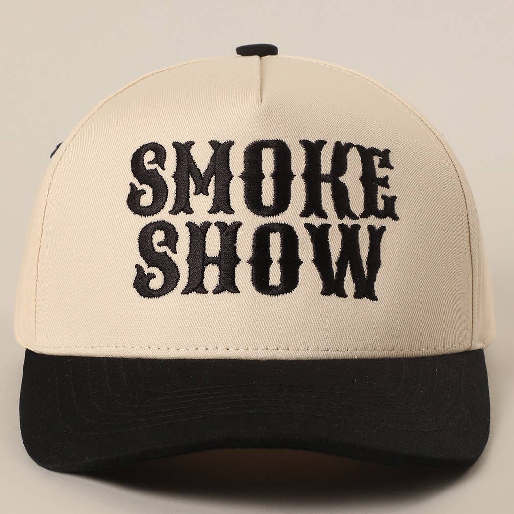 SMOKE SHOW Baseball Cap/ Black