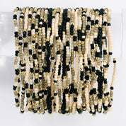 Assorted 2mm Stretch Seed Bead Bracelets