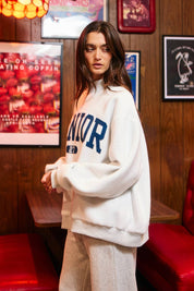 Gray Senior Mockneck Sweatshirt — view 12