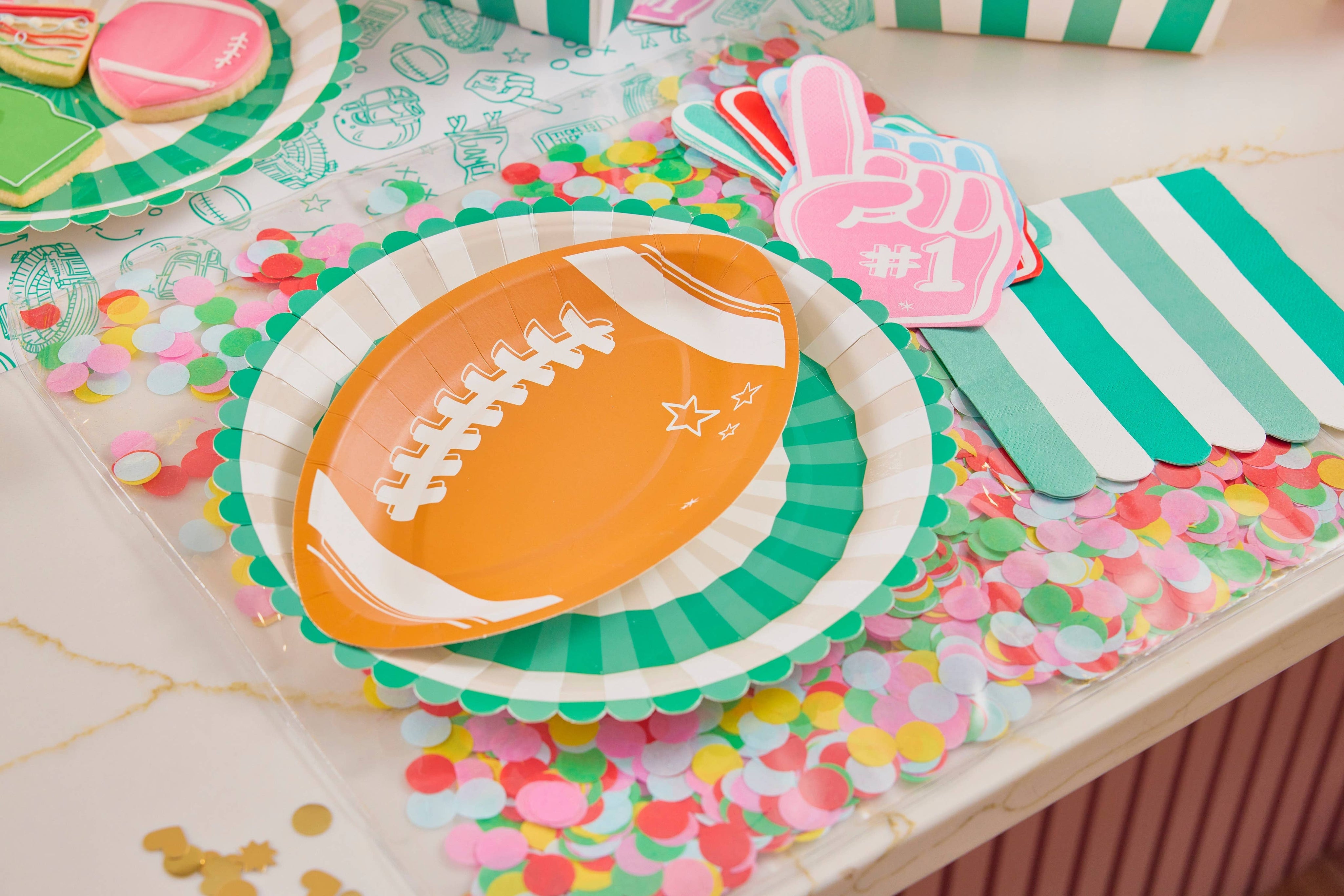 Confetti-filled Reusable Placemats (15" / 4 ct) — view 4