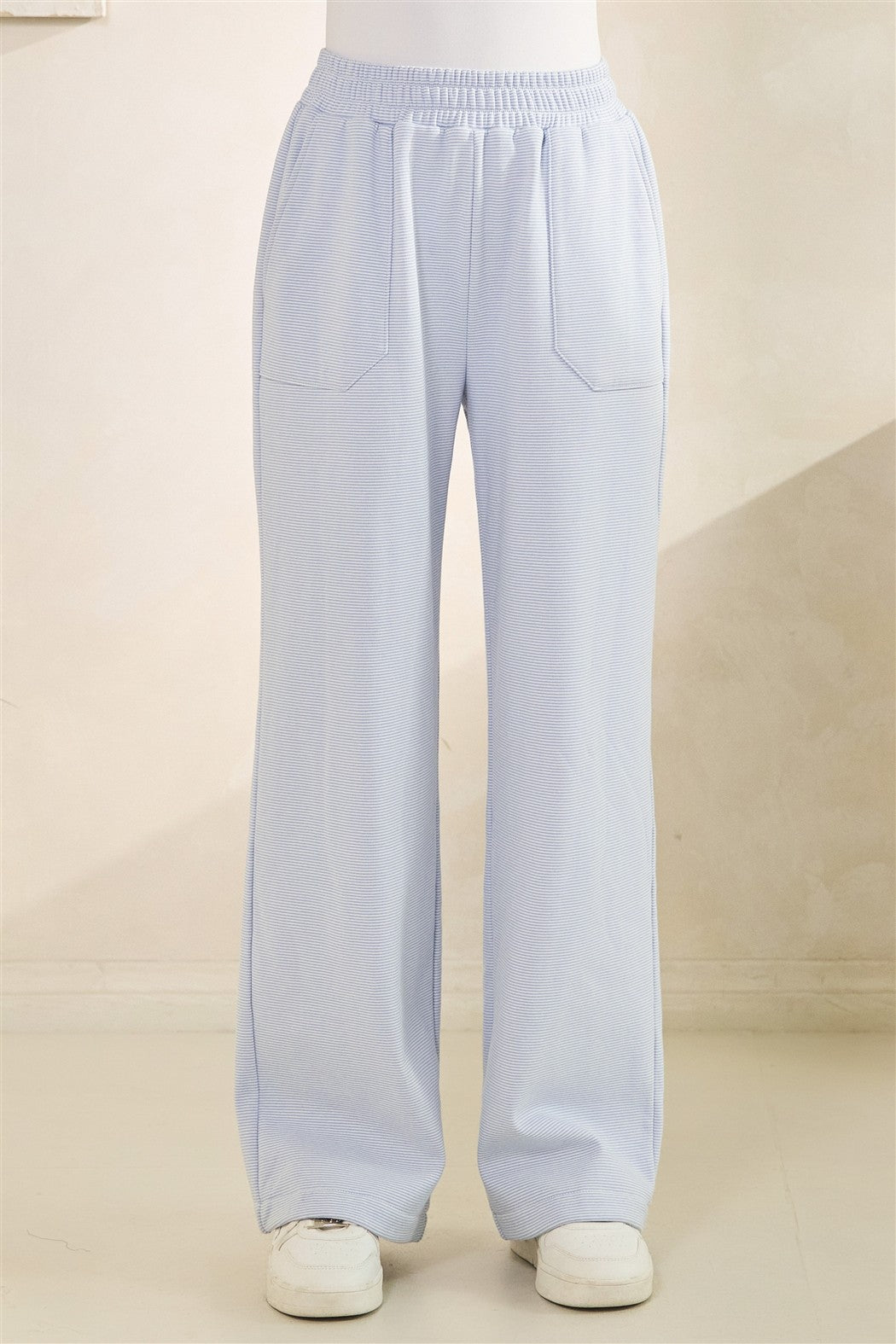 Blue Striped Lounge Pants