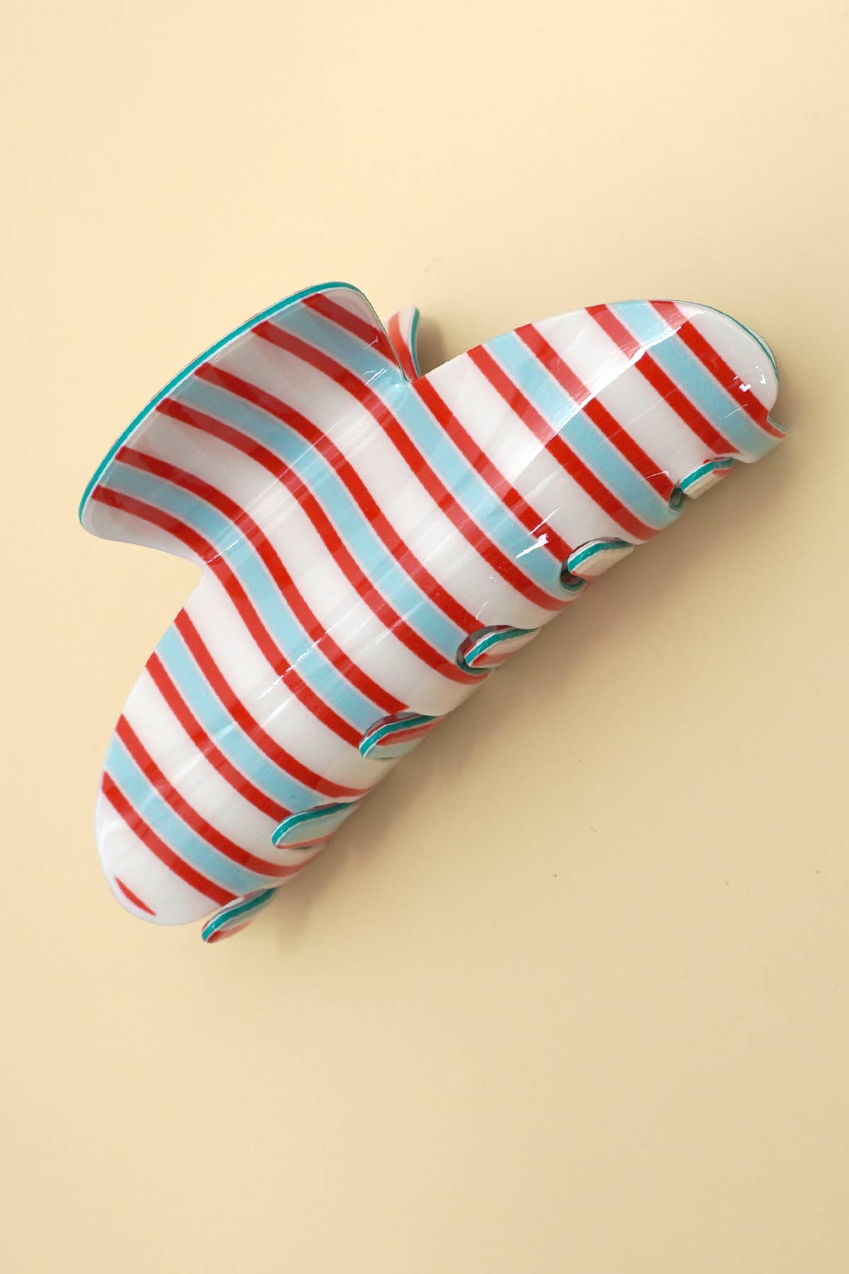 Jumbo Stripe Hair Claw Clip