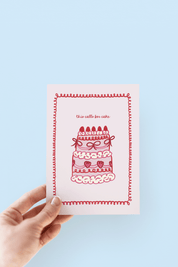 This Calls for Cake Coquette Congrats Birthday Greeting Card