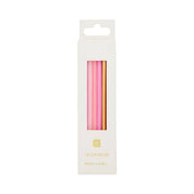 Rose Birthday Candles - 16 Pack | Cake Candles | showing each candle measures 4 inches tall
