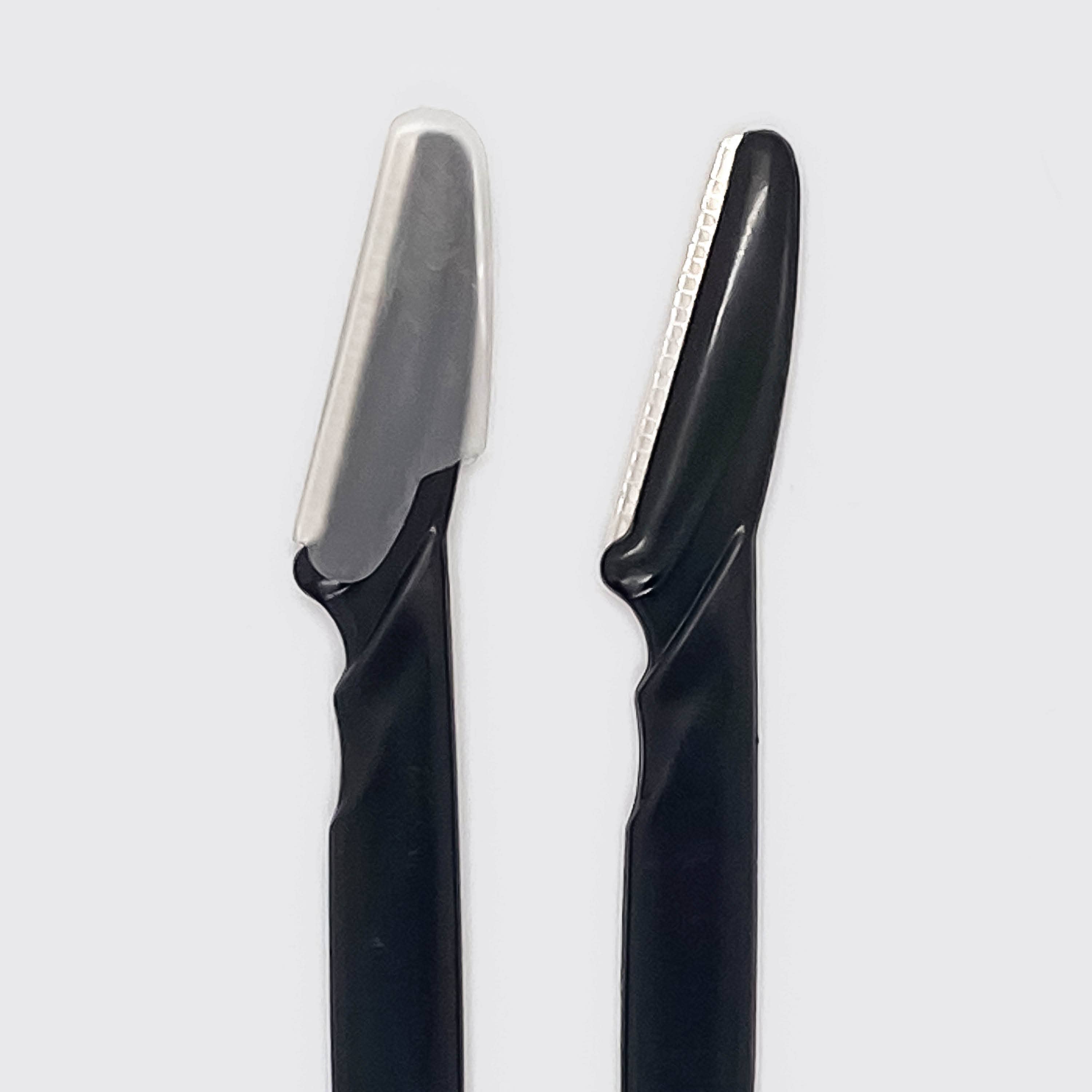 Recycled Plastic Dermaplaners 12pc Set - Black