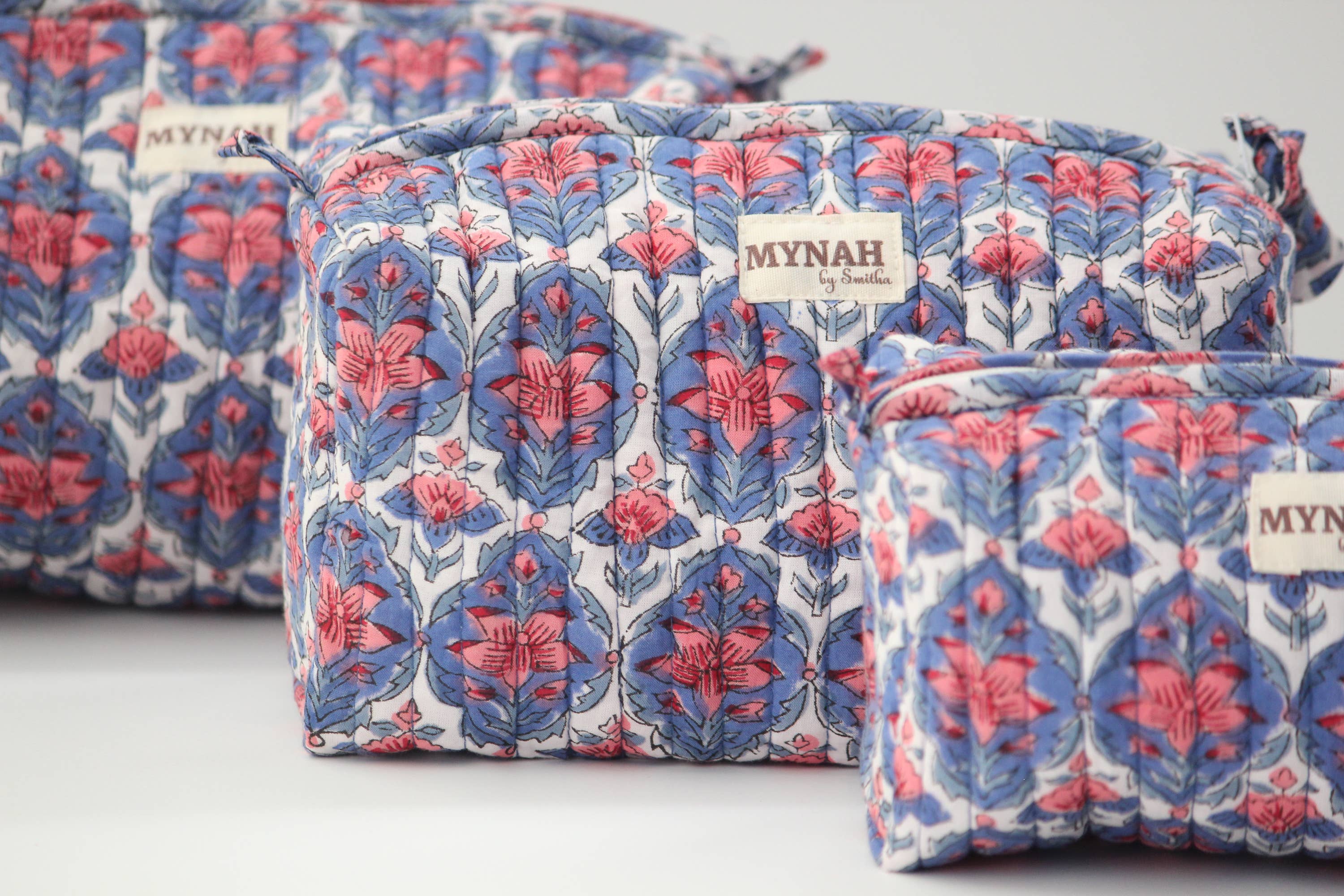 Nantucket Floral Makeup Bag - LARGE only
