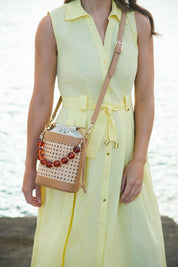 Black Detailed Bucket Purse