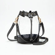 Gray Transparent Bucket Bag
