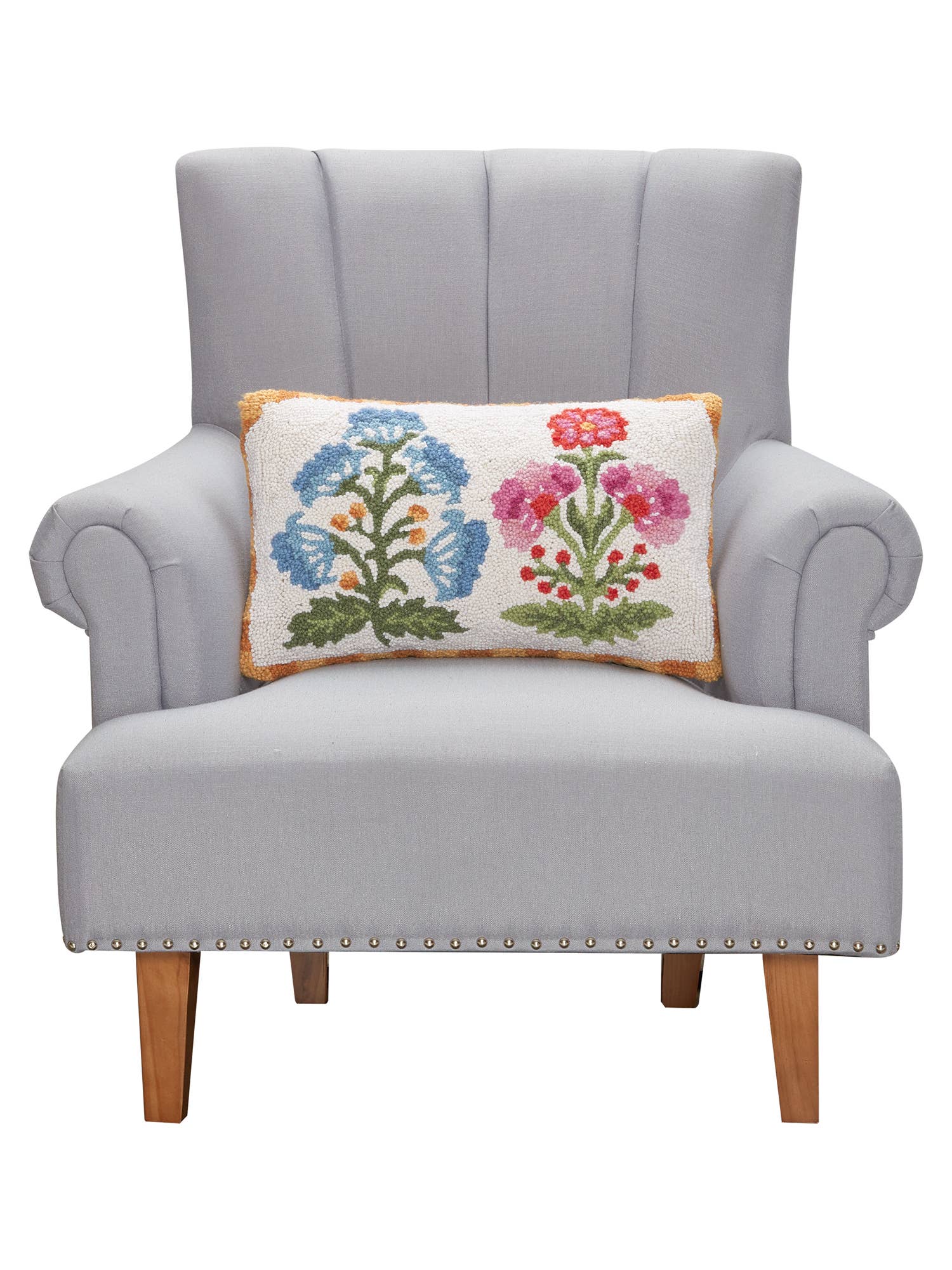 Mughal Flower Hook Pillow