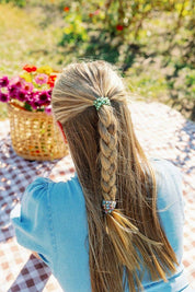 Spiral Hair Coils | Small | Sprung Out showing holds hair without creasing or denting