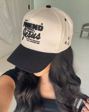 Black Friend in Jesus Trucker Hat