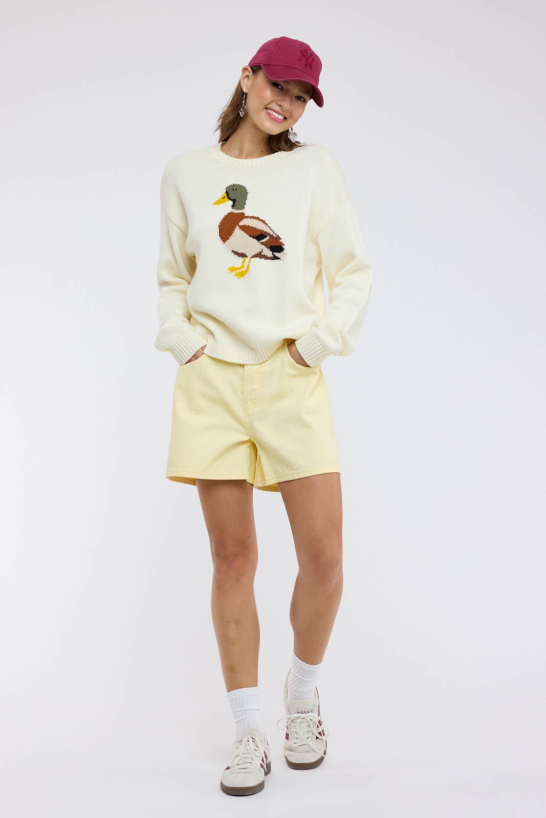 Cream Duck Sweater