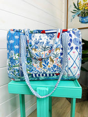Patchwork Quilted Duffel Weekender