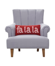 Red Fa La La Hook Pillow