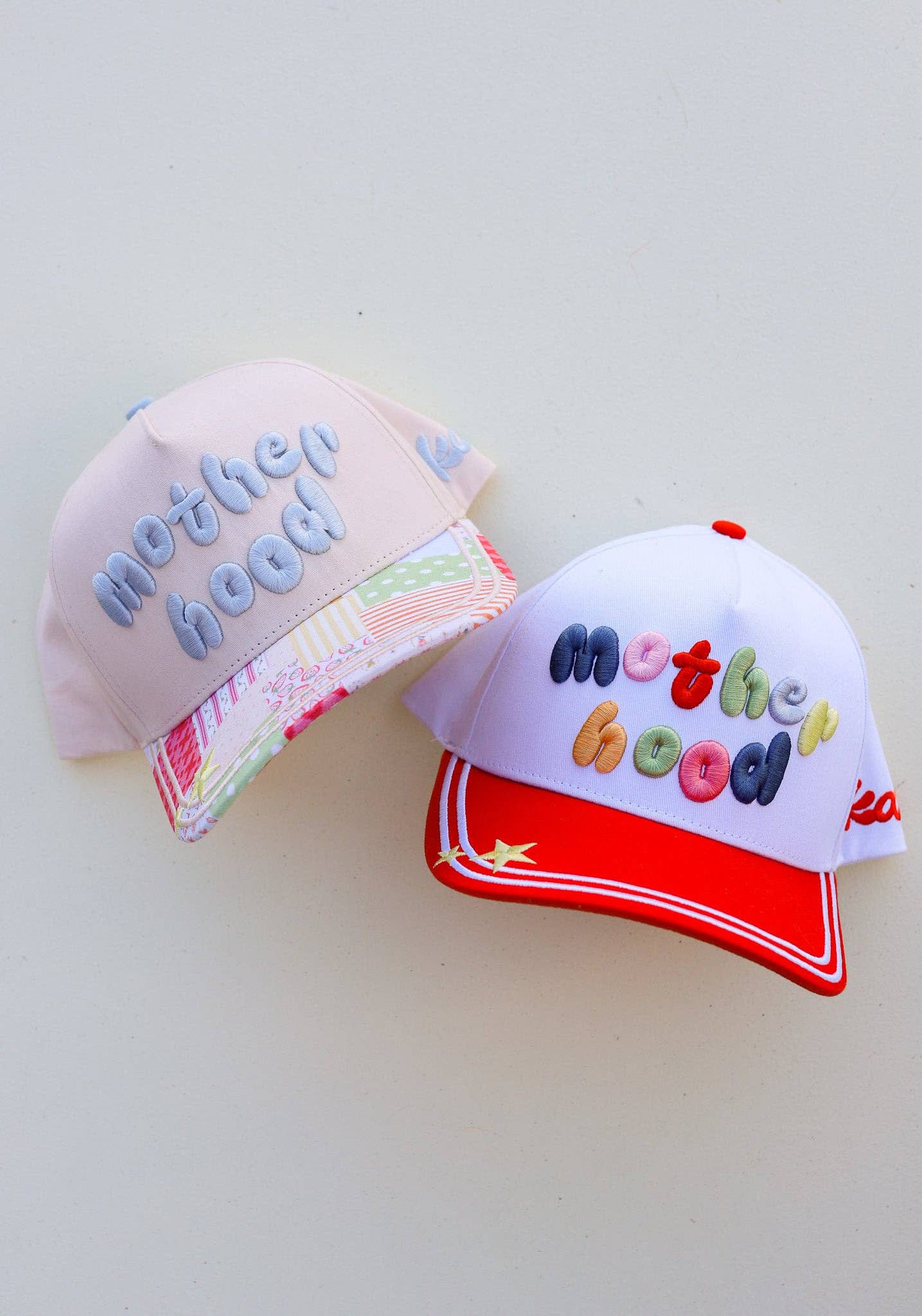 Red & Colorful Motherhood Trucker Hats