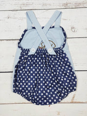 Baby Boy Dog Patriotic Bubble