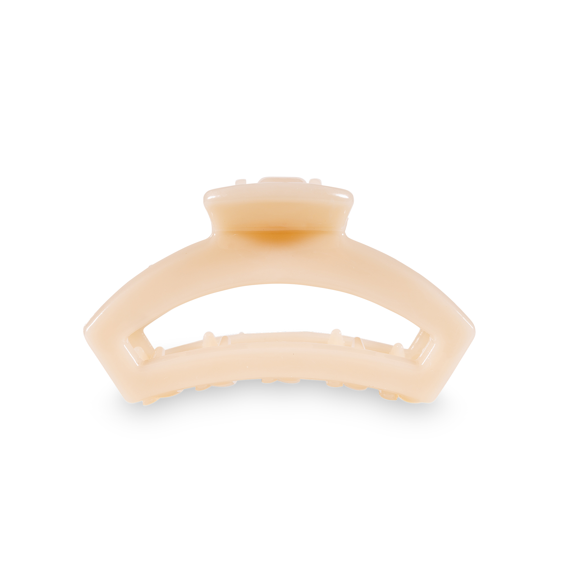 Almond Beige Tiny Open Hair Clip