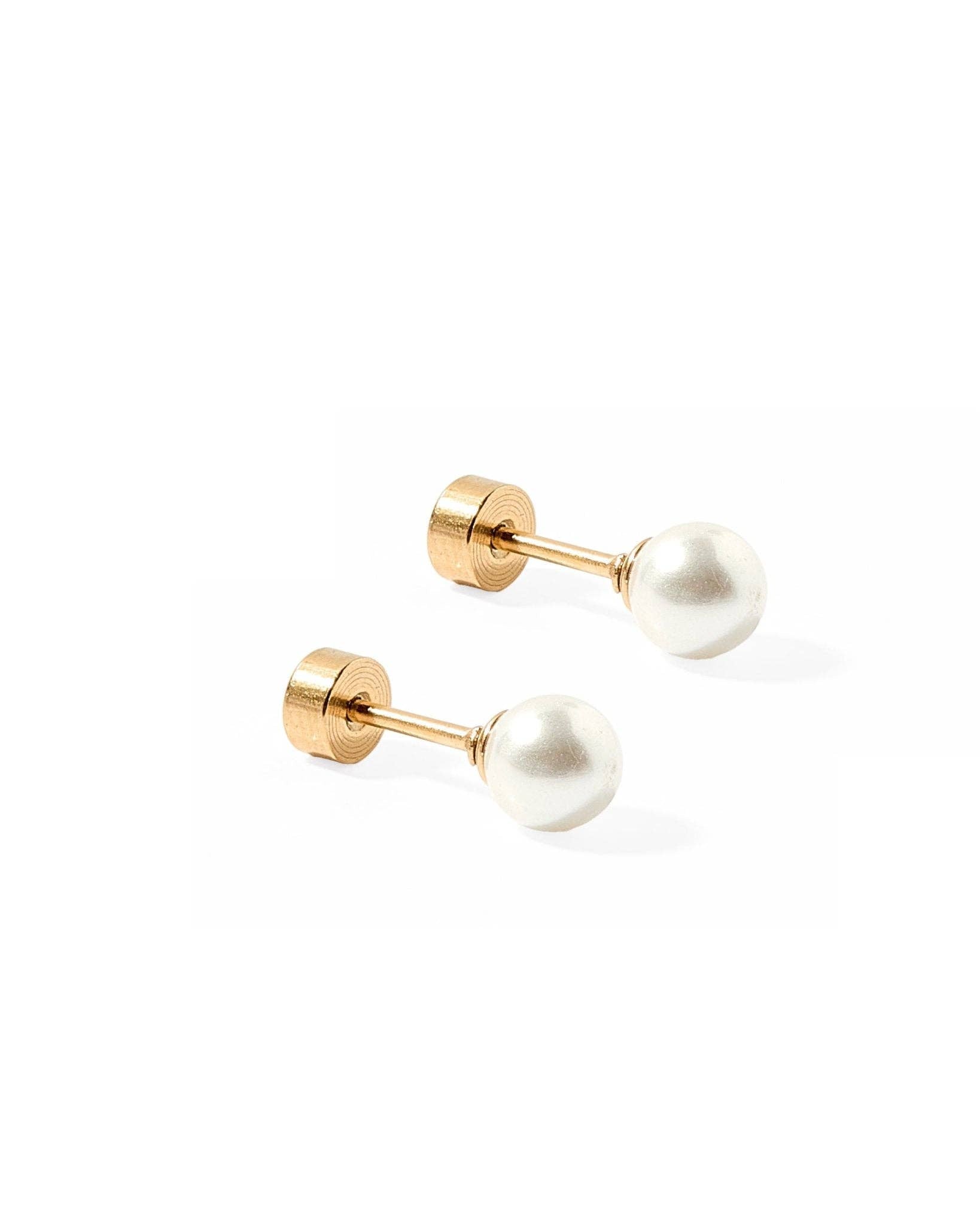 Screwback Stud Earrings Payton Pearl
