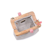 Cream Talullah Cameo Evening Bag