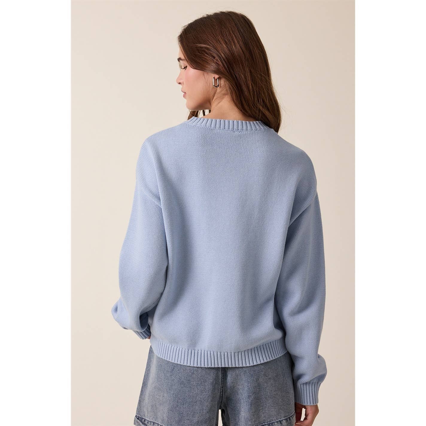 Light Blue Duck Sweater
