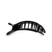 Jet Black Med. Round Flat Hair Clip