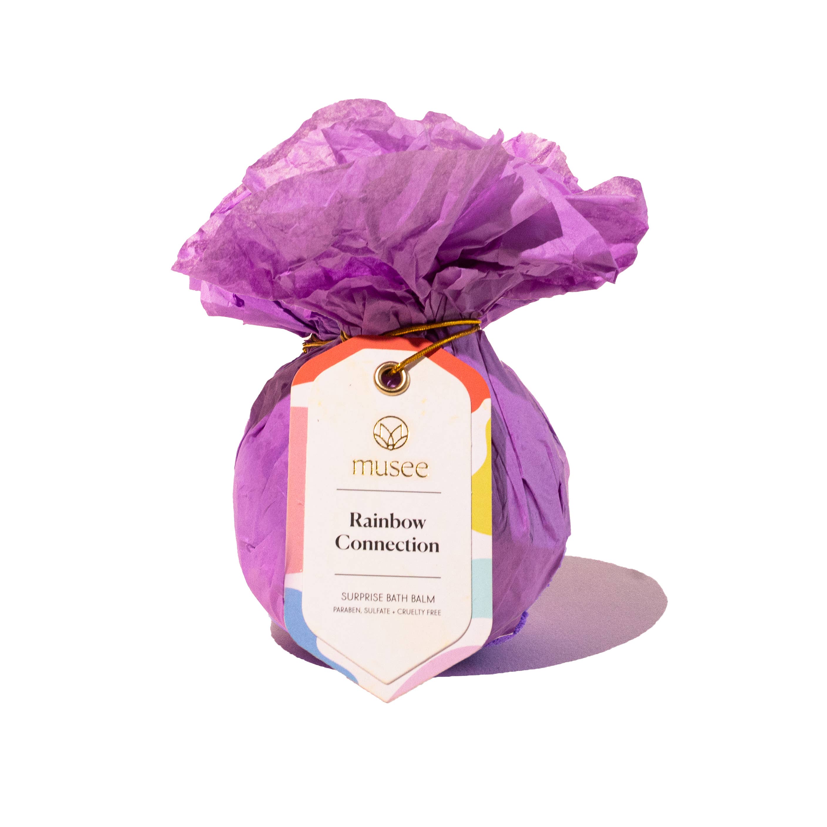 Rainbow Connection Bath Balm — citrus fragrance and surprise rainbow bracelet inside