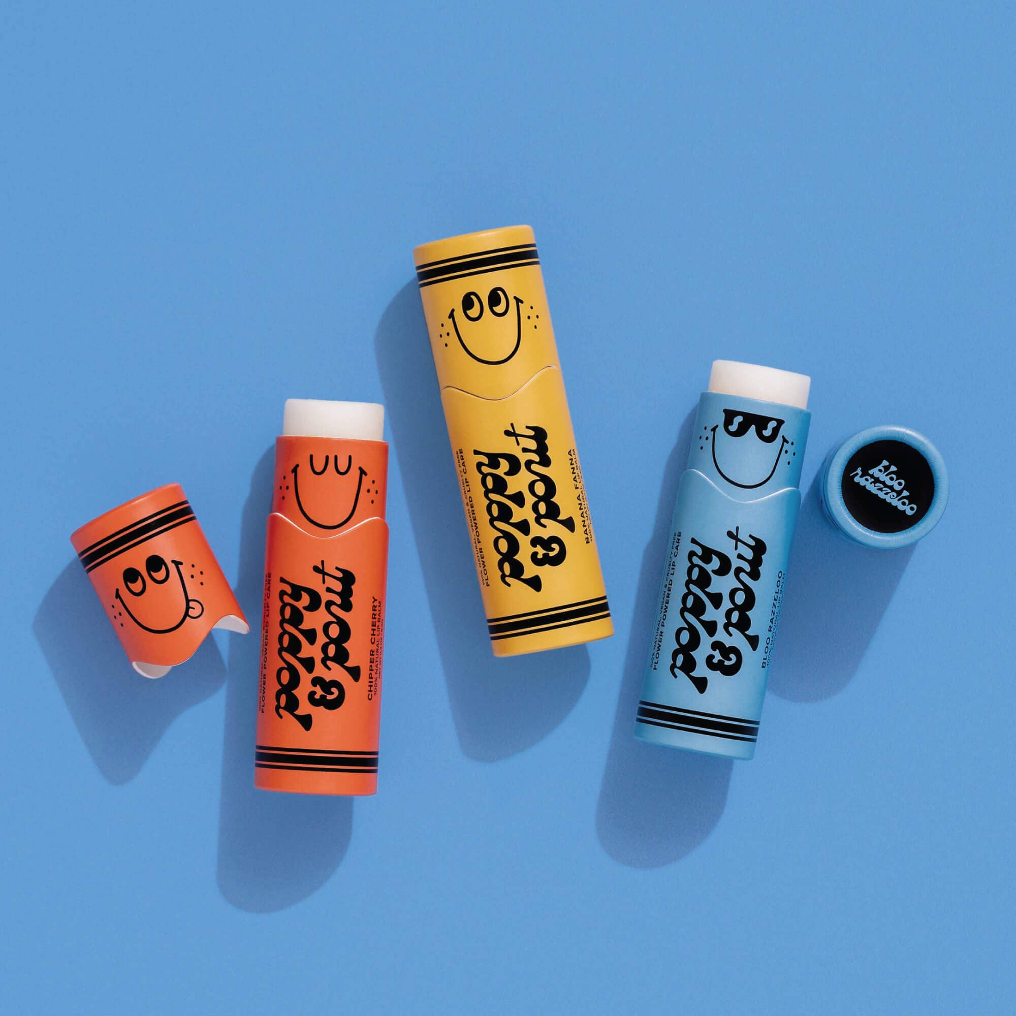 Lip Balm, Lil Poppies, Bloo Razzeloo