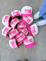 Hot Pink Wonderfully Made trucker hat