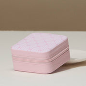 Bow Monogram Print Jewelry Box -Travel Size: Pink / One / 5AC78043
