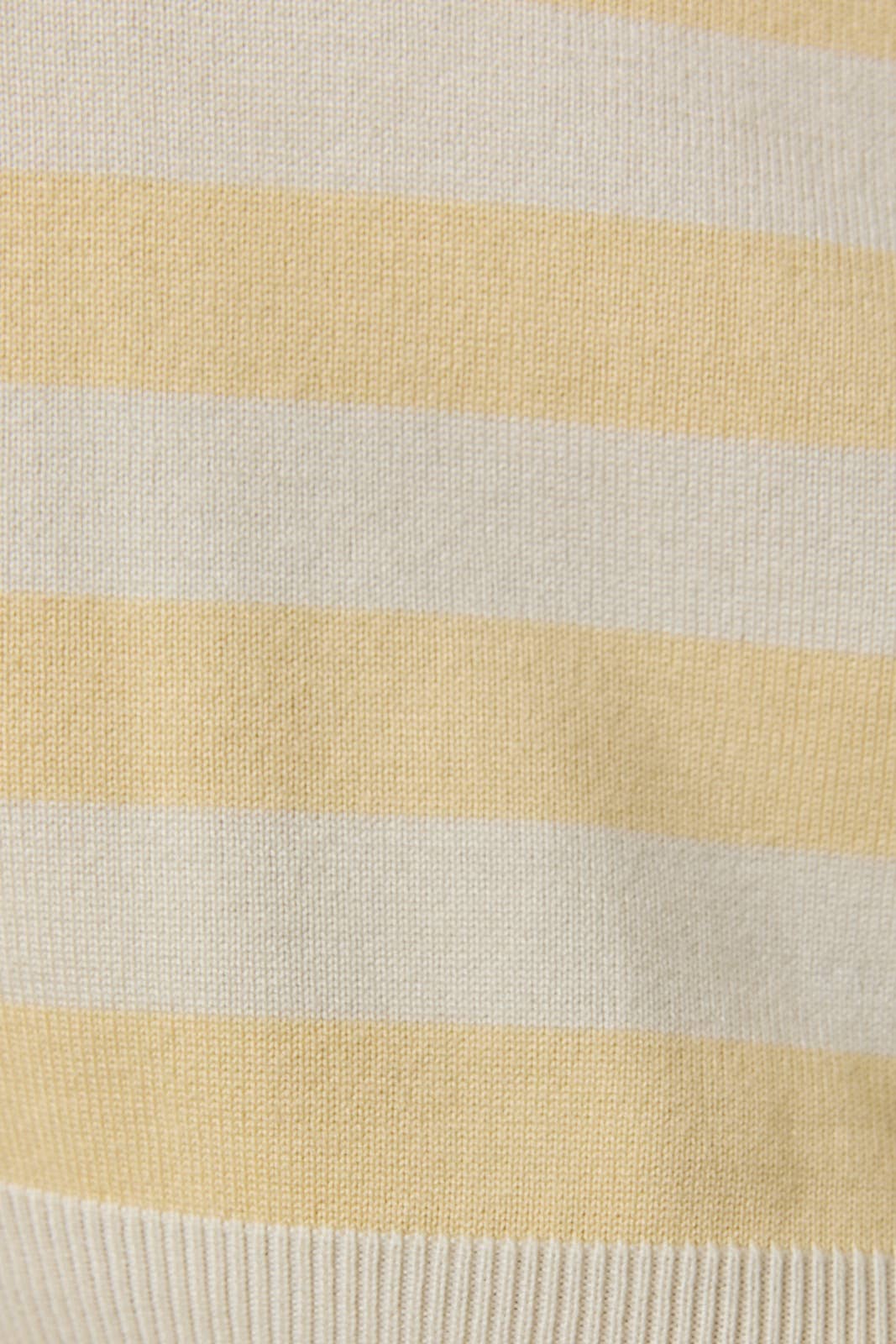 Yellow Striped Sweater Top