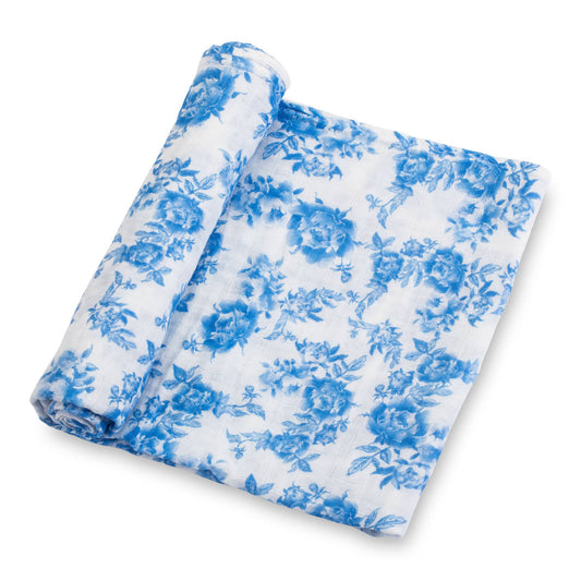 A Peony For Your Thoughts Baby Swaddle Blanket