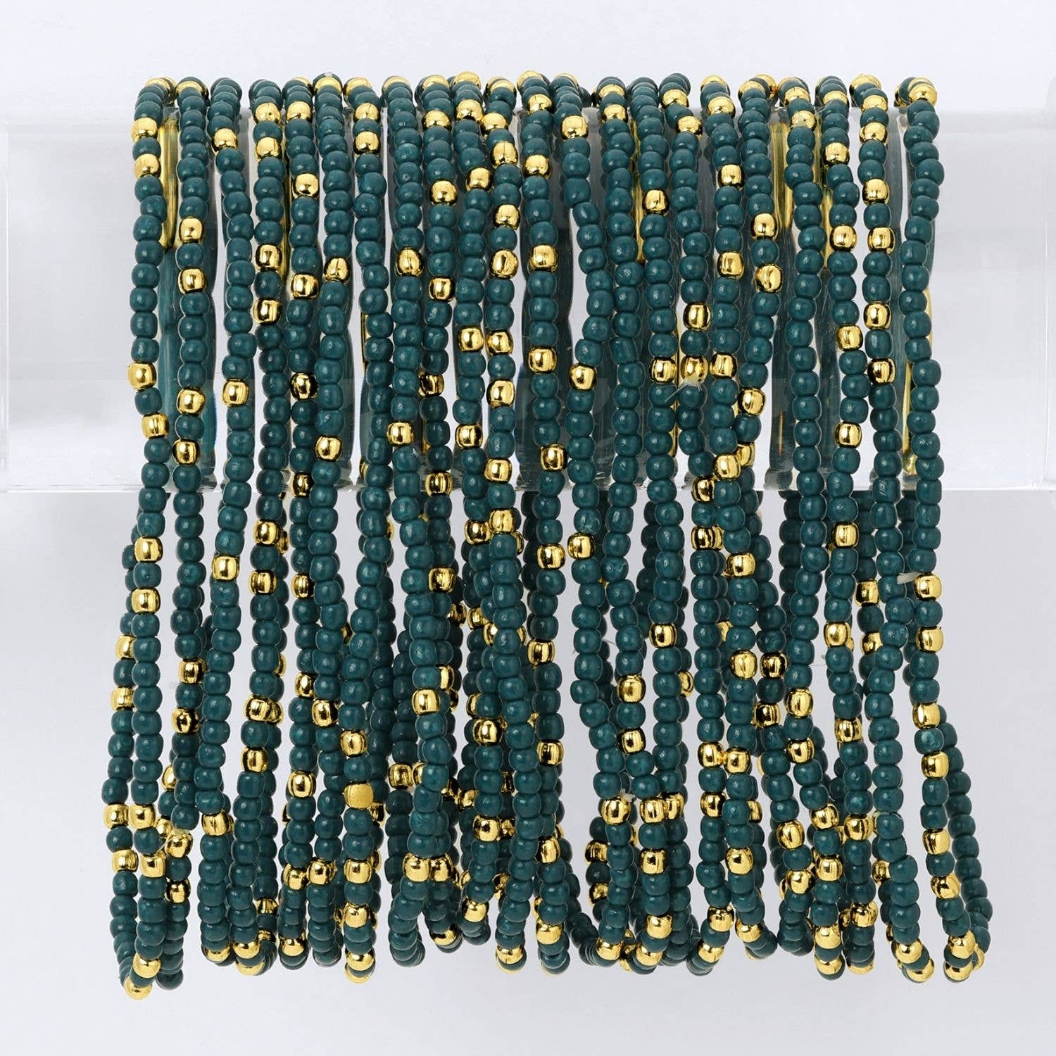 Solid Color 2mm Seed Bead Bracelets