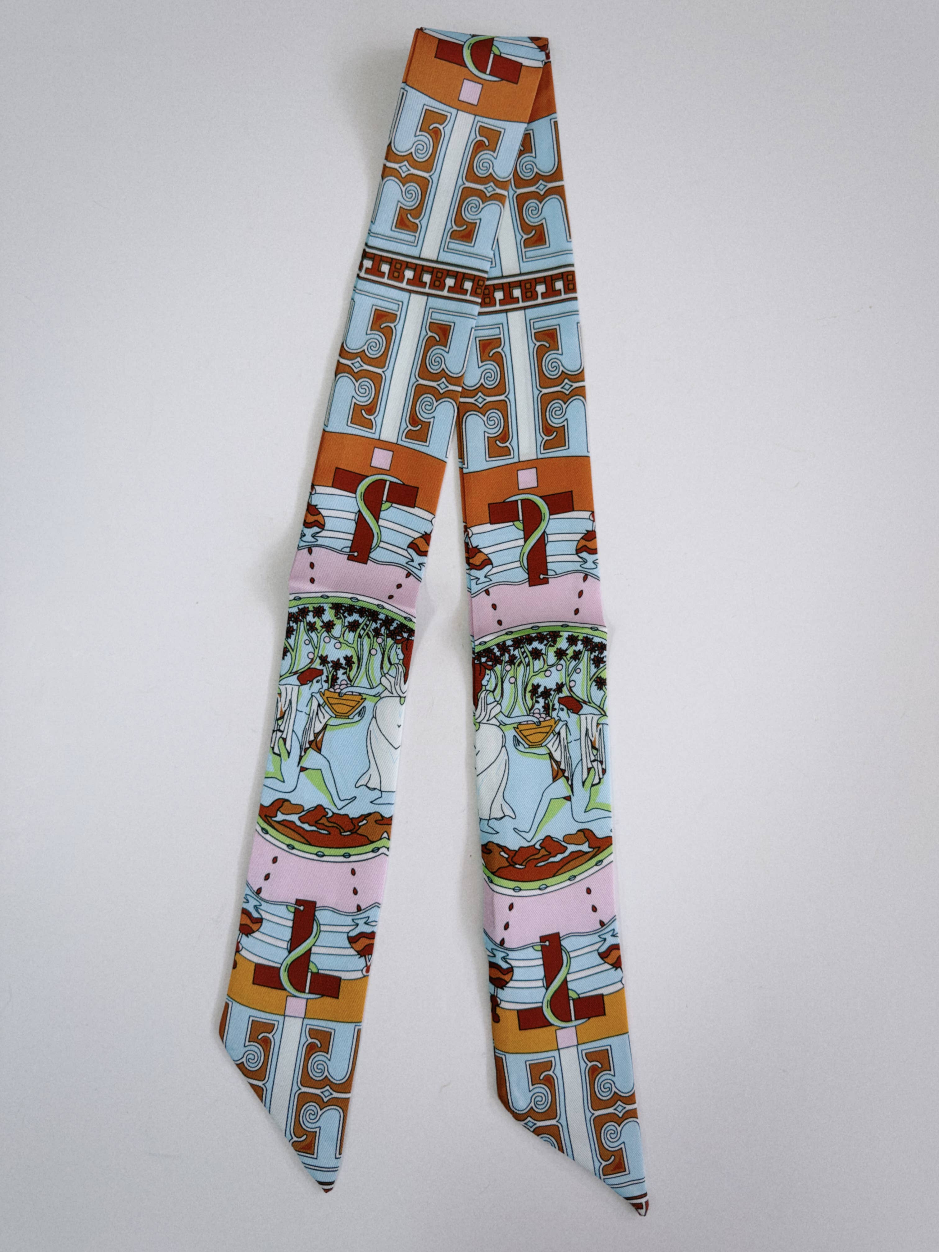 Blue & Orange Brownstone Scarf