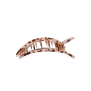Square Flat Hair Clip | Med. | Blonde Tortoise