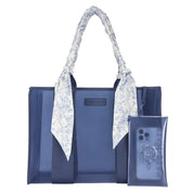 Something Navy Twilly Jelly Tote Bag — weight: 1.7 lb (0.77 kg) and dimensions: 17 x 8 x 12 in (43.2 x 20.3 x 30.5 cm)
