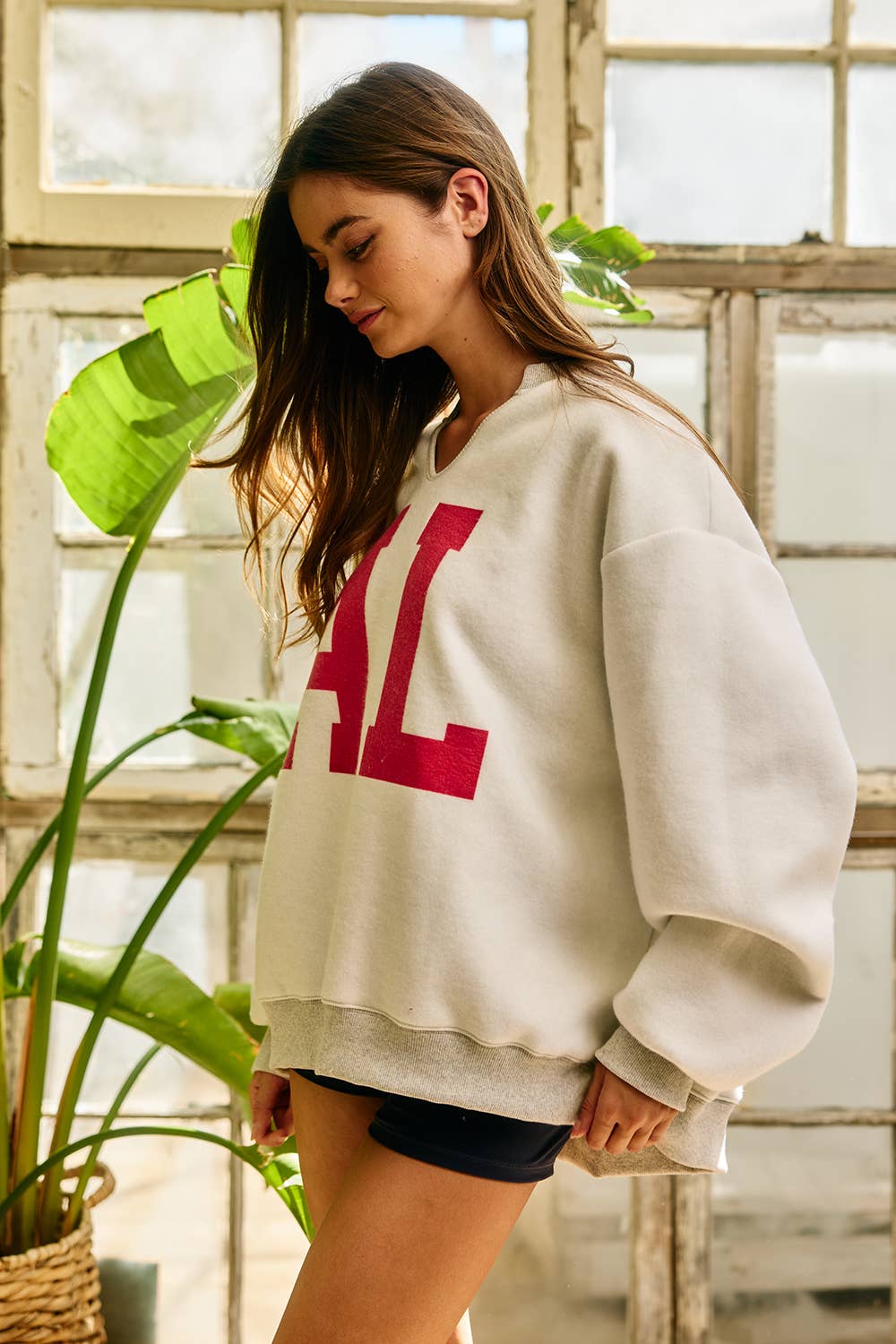 Alabama Reversible Oversized Pullover