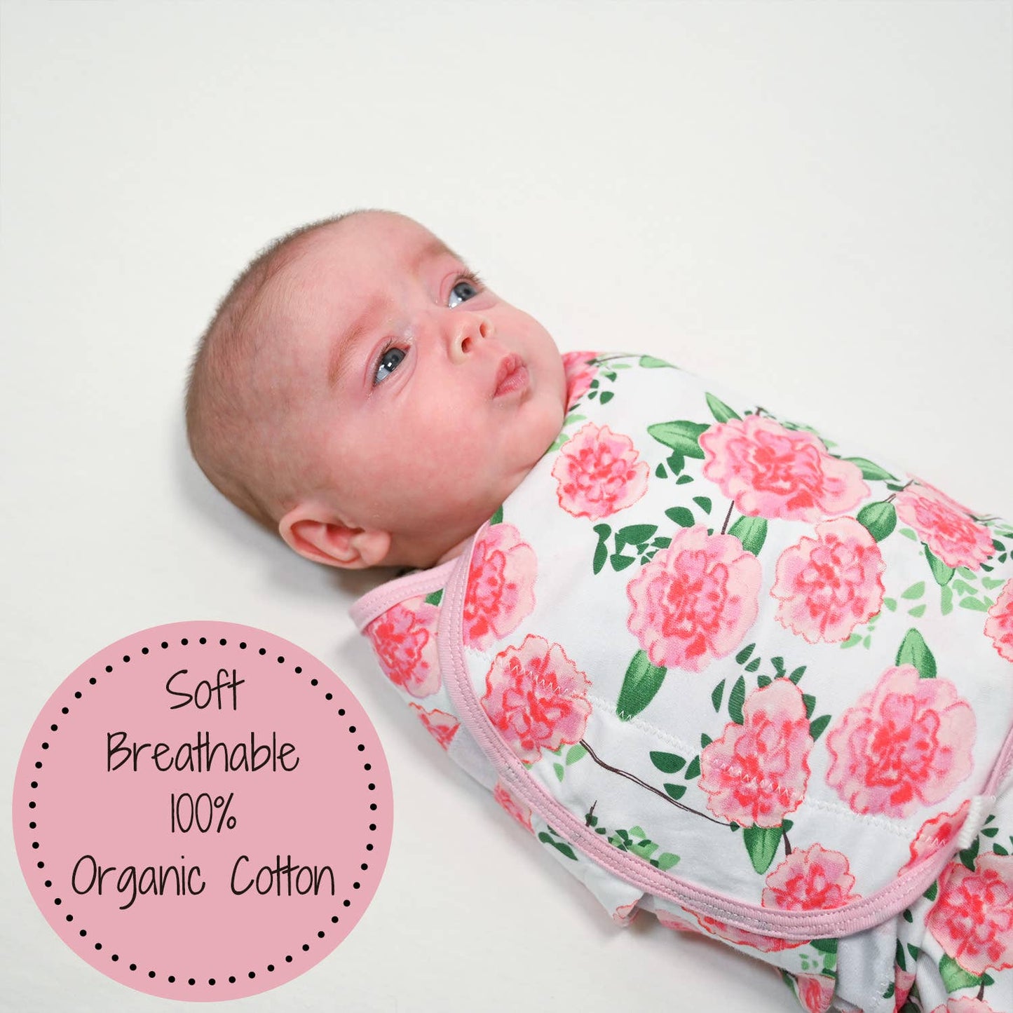 Live Life In Full Bloom Organic Baby Sleep Swaddle