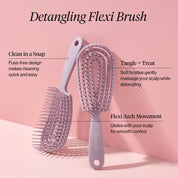 Violet Detangling Brush