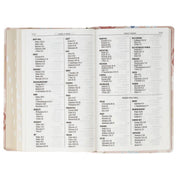 KJV Pink Bible Floral Print