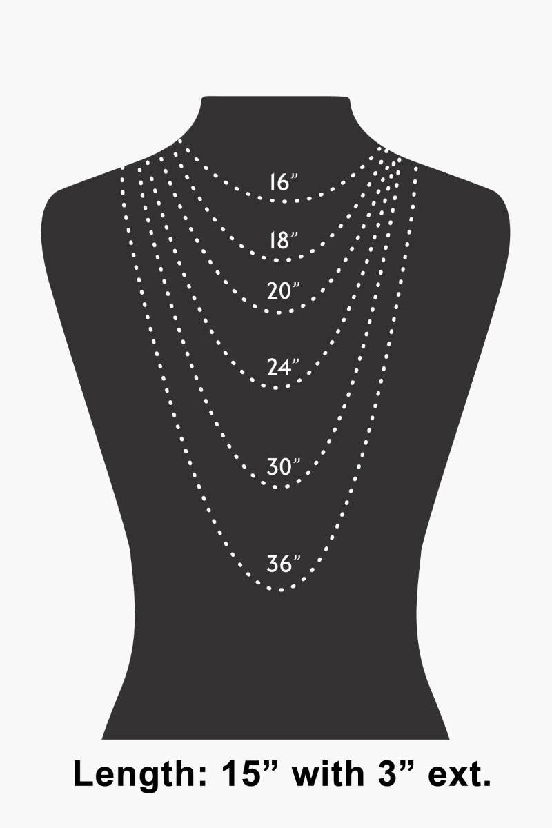 Clover Station Shell Charms Layered Chain Necklace