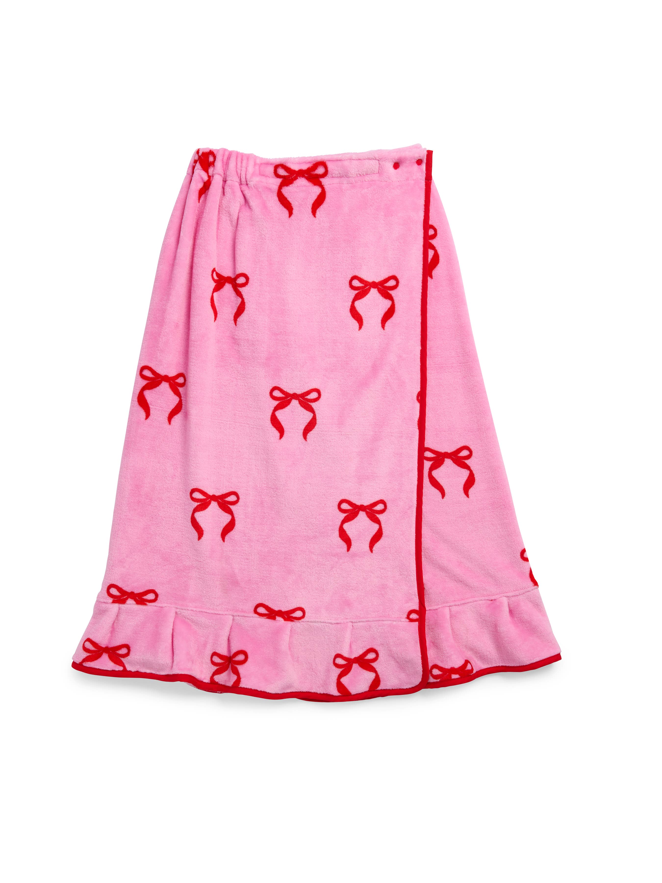 Pink Bow Bath Wrap