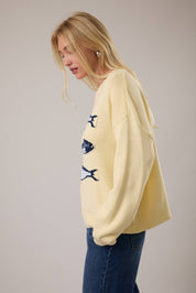 Yellow Sardines Sweater