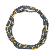 Solid Color 2mm Seed Bead Bracelets