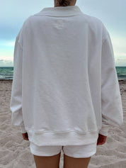 White American Flag Dog Mockneck
