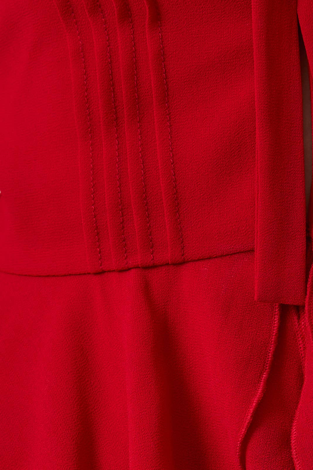 Red Ruffle Peplum Tank