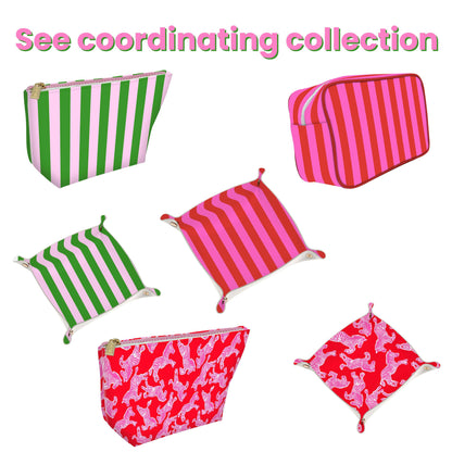 Pink & Red Stripe Bag