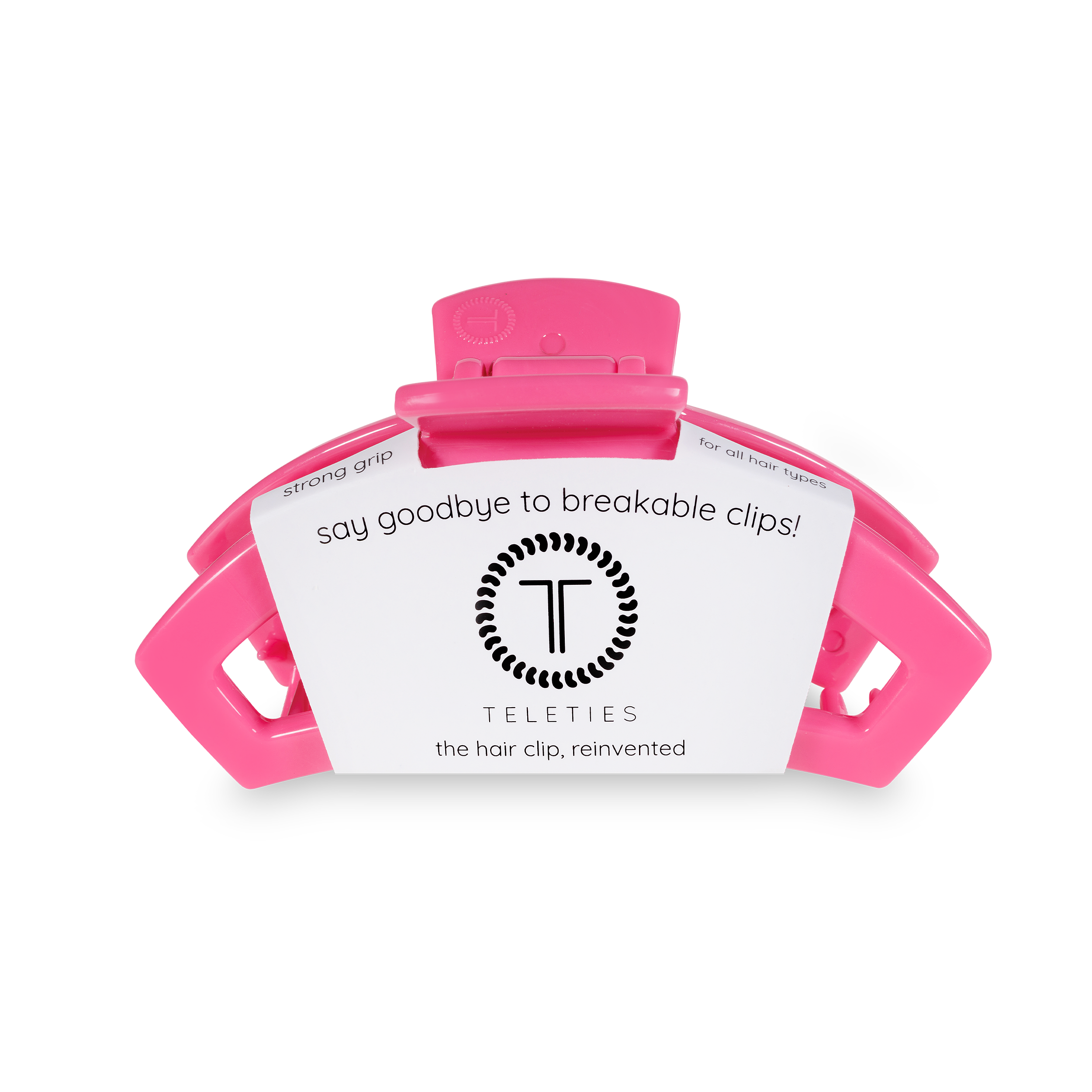 Open Hair Clip | Med. | Paradise Pink