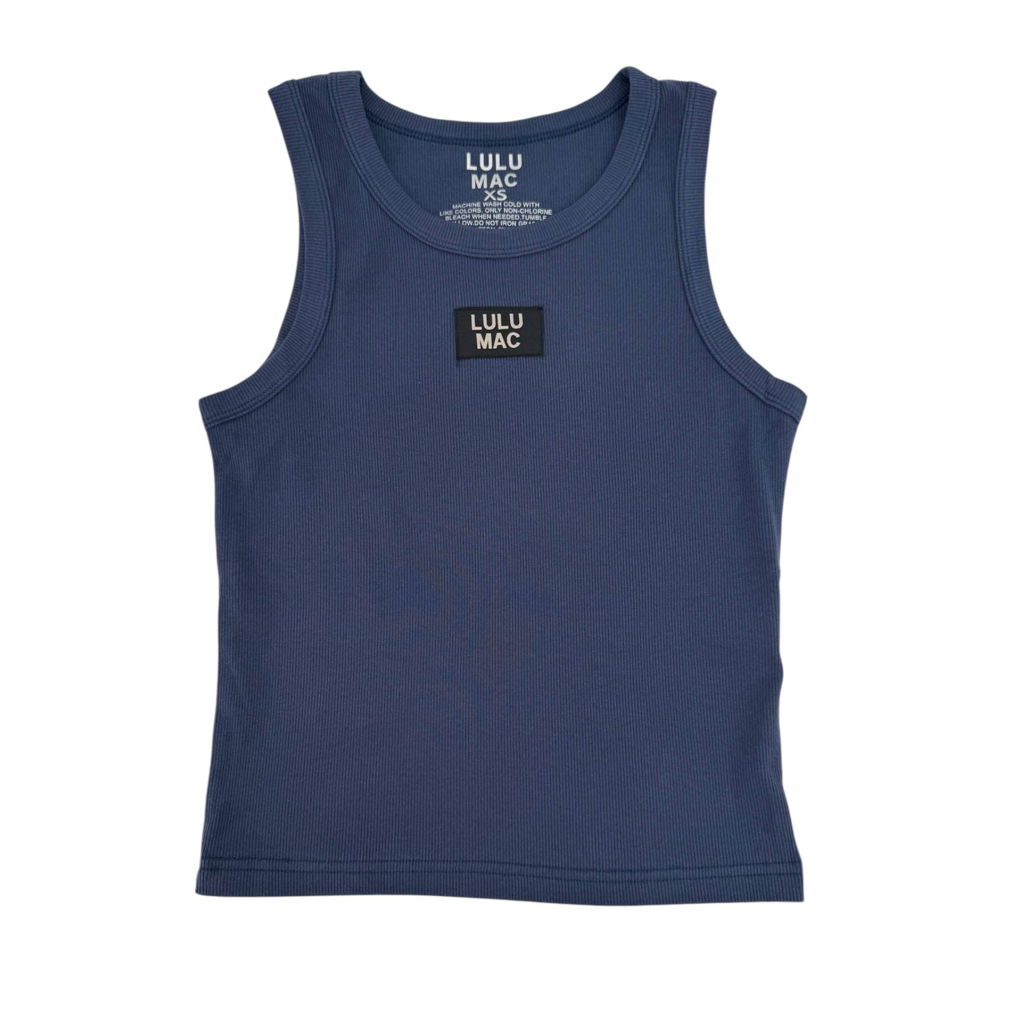 Navy Tank Lulu Mac — sleeveless