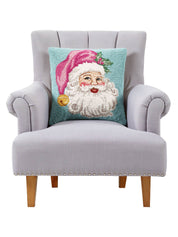 Retro Pink Santa Hook Pillow