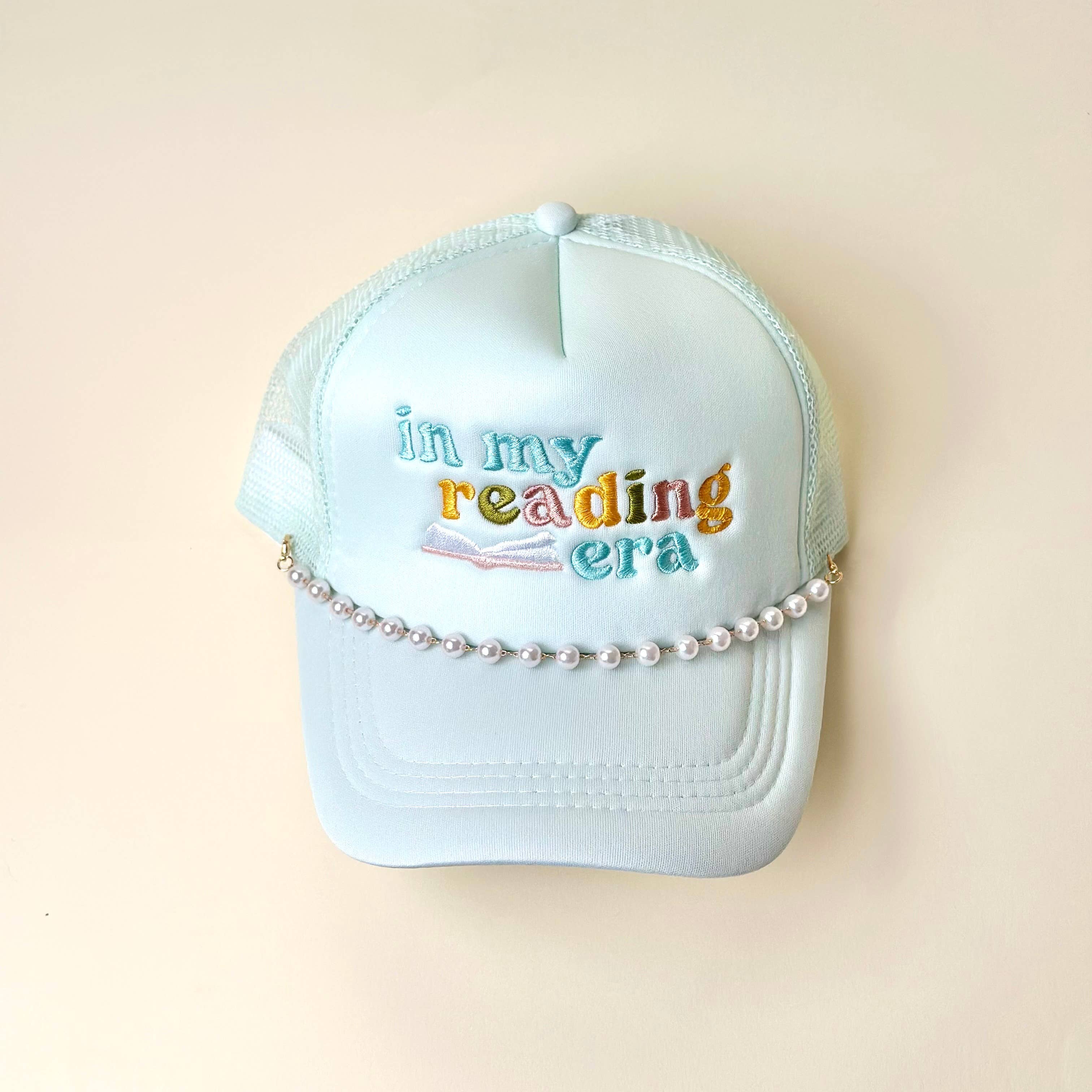 Gold & Pearl Trucker Hat Chain